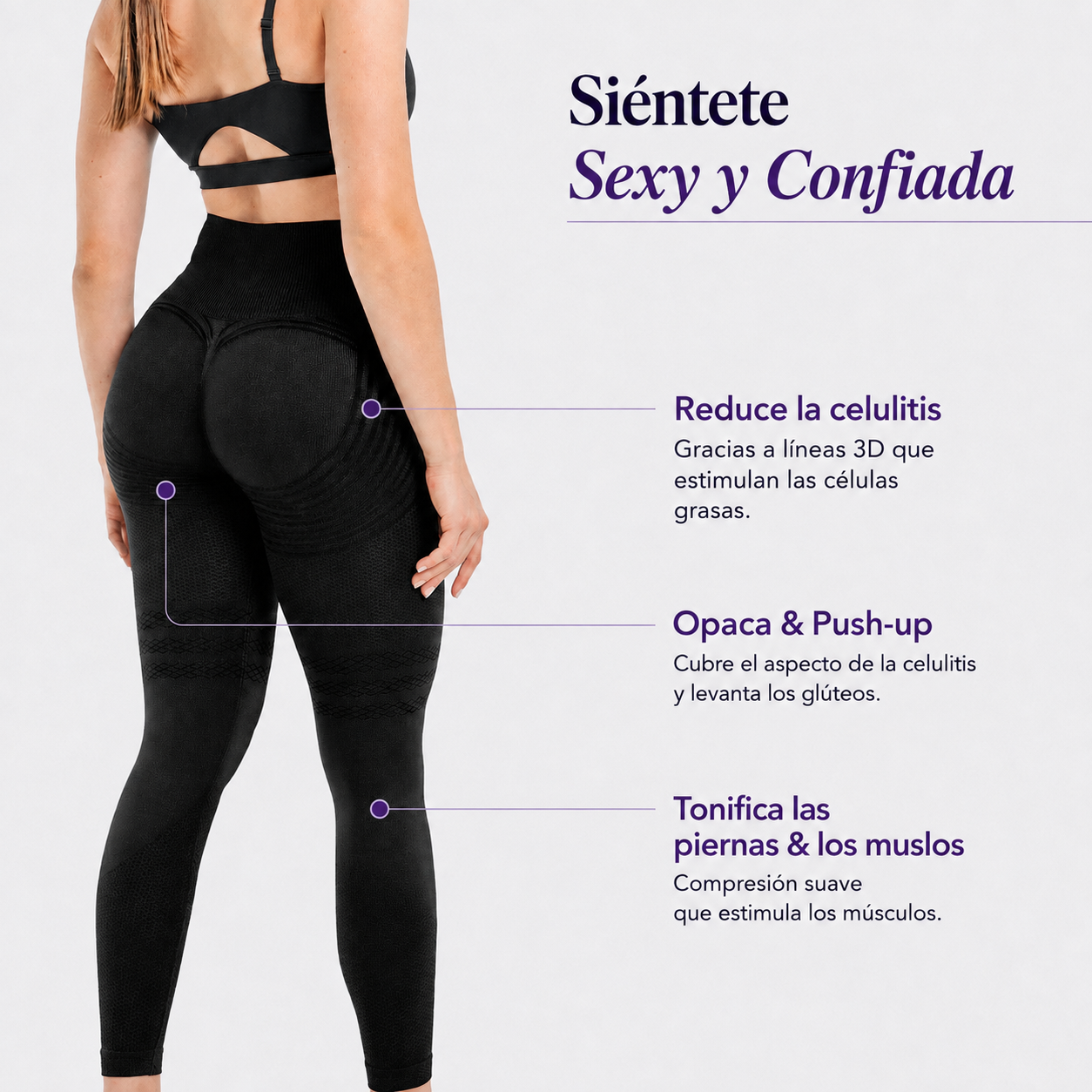 Vélora™ – Leggings anticelulíticos moldeadores 3D