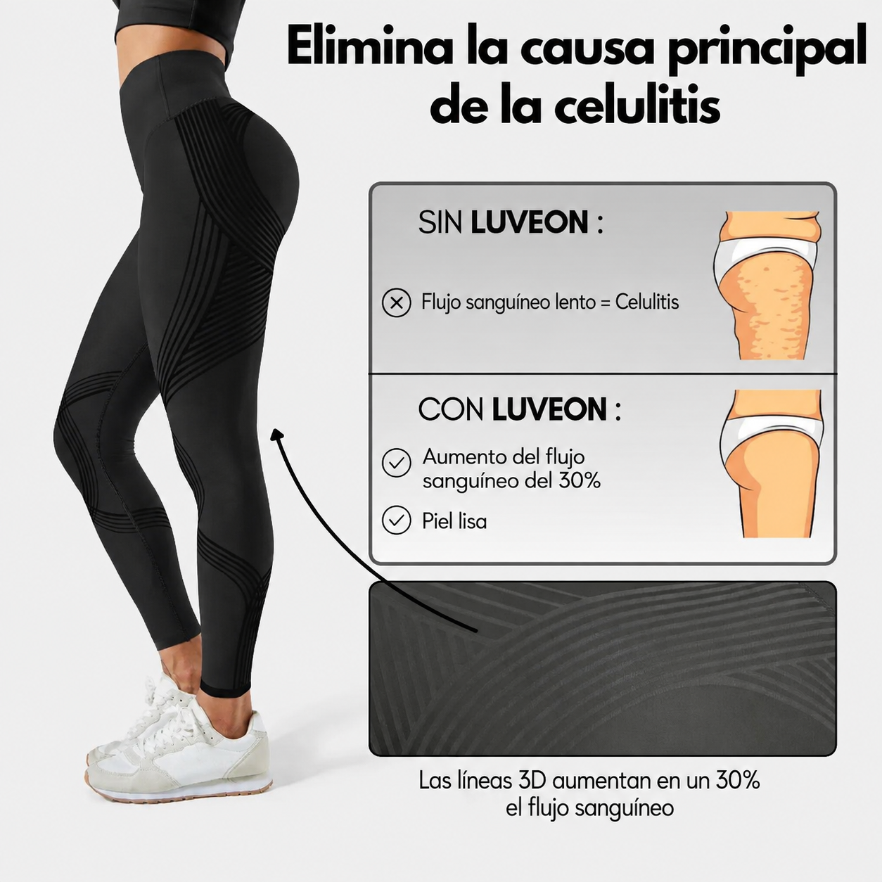 Vélora™ – Leggings anticelulíticos moldeadores 3D